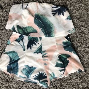 Floral Romper with Pockets